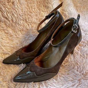 Mary Jane Leather High Heels (39)